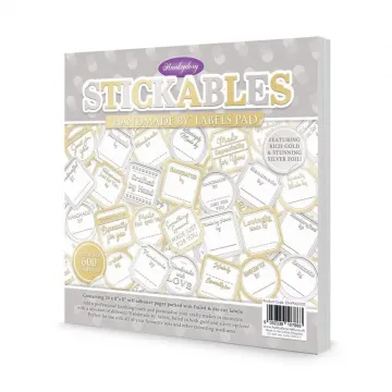 Handmade By Labels Stickables Pad, 600 pieces